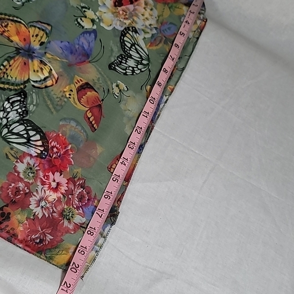 ♥️SCARF  20X59 flower print - Picture 4 of 8